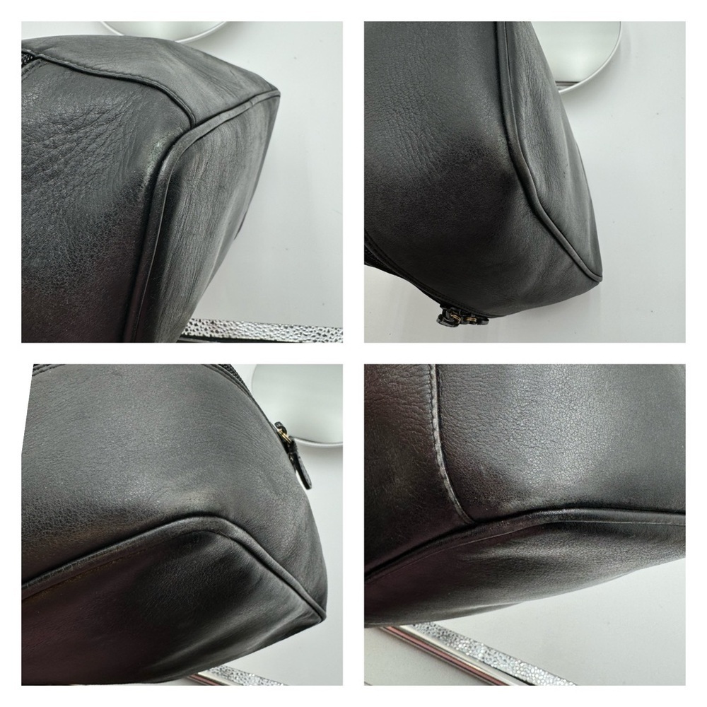 Gucci-Authentic- Vanity Pouch Leather Black - Picture 8 of 15